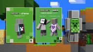 All three of the 15th anniversary capes (Images via Mojang)